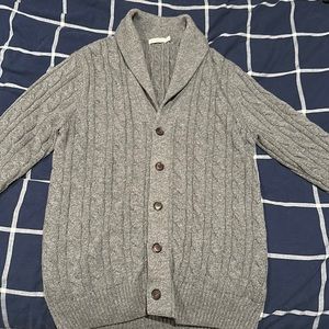 Suitsupply mens wool cashmere cardigan.